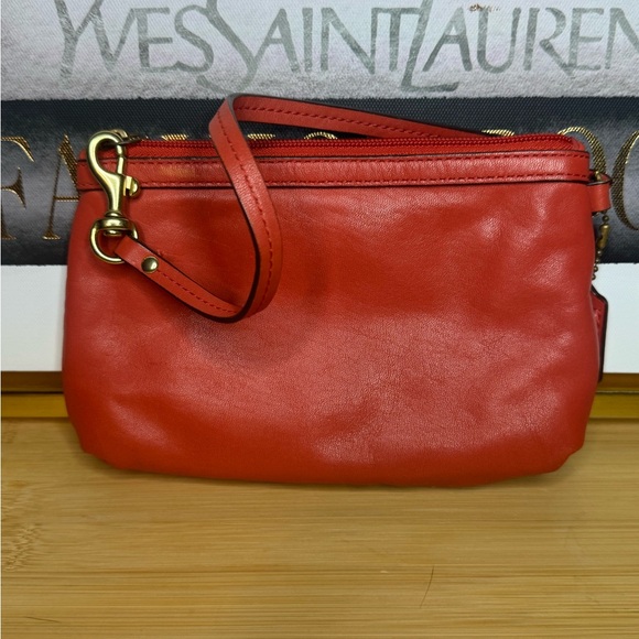 Coach Leather Wristlet